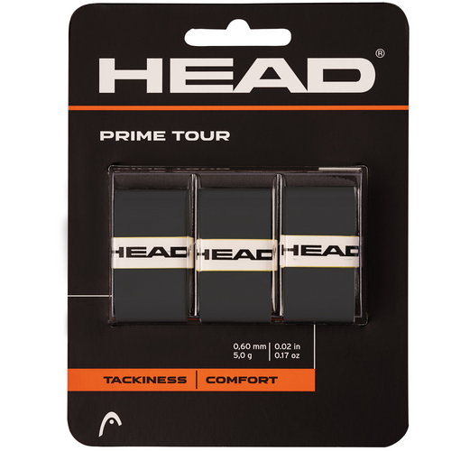 Head Prime Tour Overgrip 3 Pack - Black