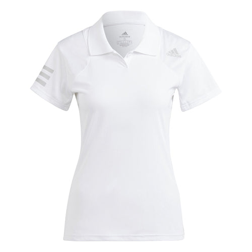 Adidas Womens Club Polo - White/Grey Two