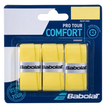 Babolat Pro Team Tacky Overgrip 3 Pack White TennisGear