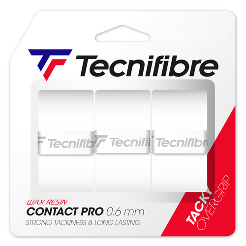 Tecnifibre Contact Pro Soft White (3 Pack)