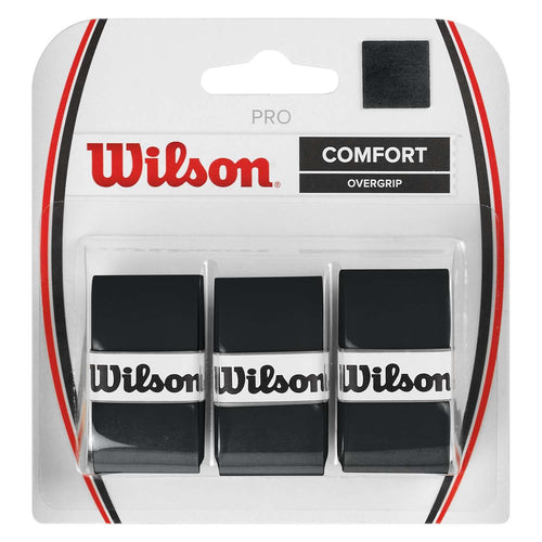 Wilson Pro Overgrip 3 Pack - Black