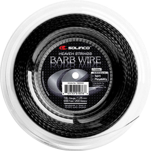 Solinco Barb Wire 1.25 200m - Black
