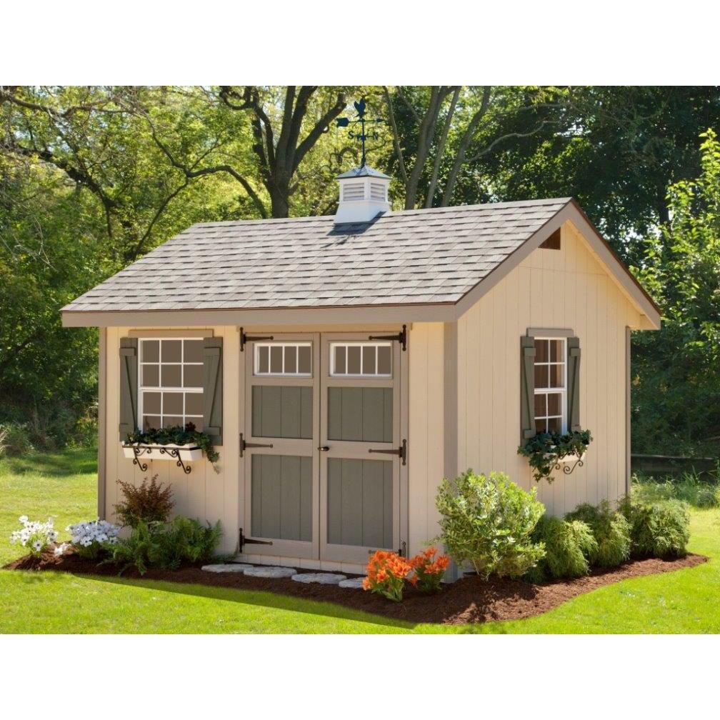 Heritage 8x12 Wood Shed Kit - The Shed Warehouse