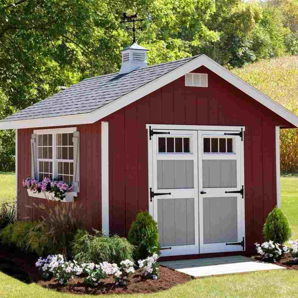 Homestead 10x10 Wood Shed Kit – The Shed Warehouse