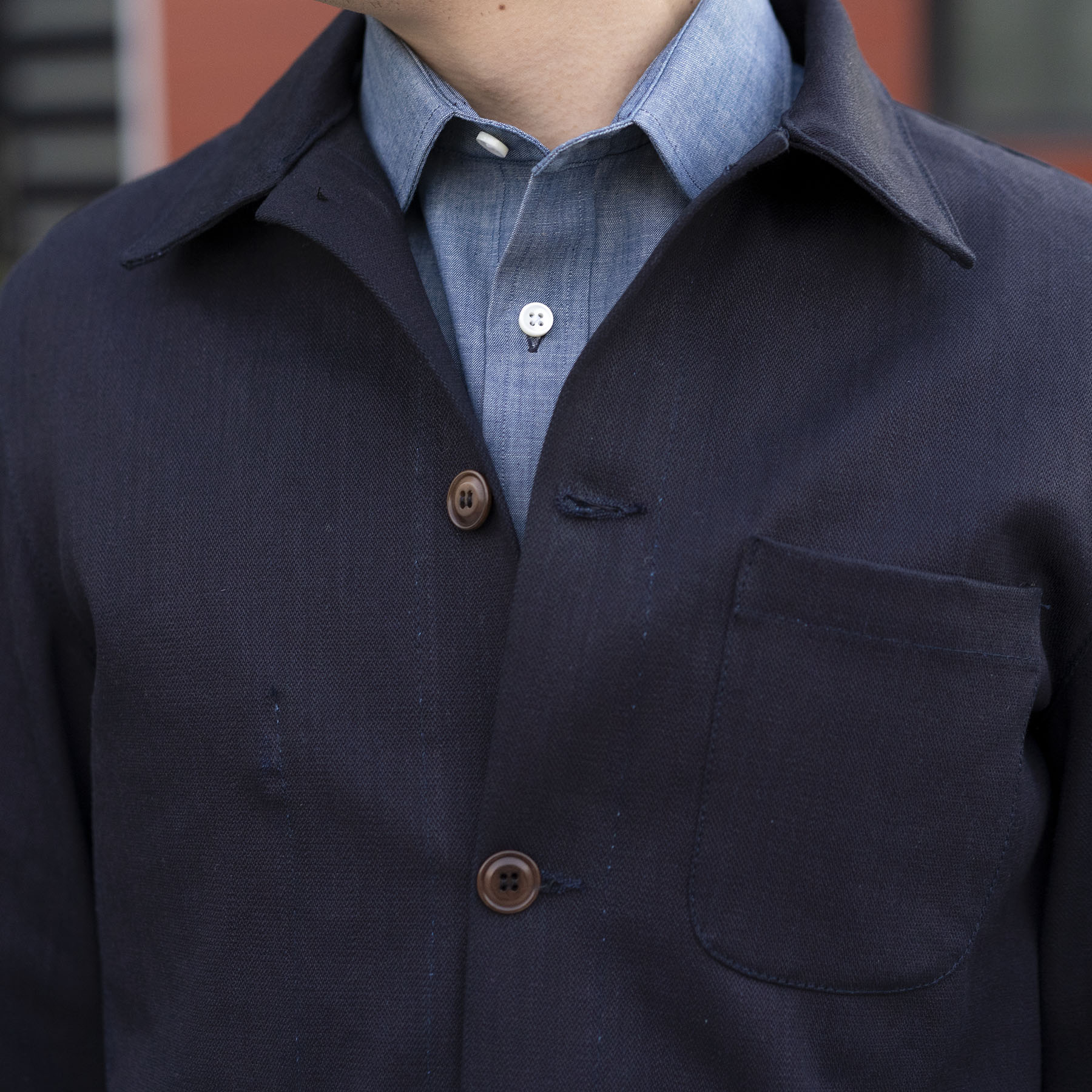 ポリウレタ TOGA - TOGA VIRILIS Chambray taffeta shirtの通販 by K