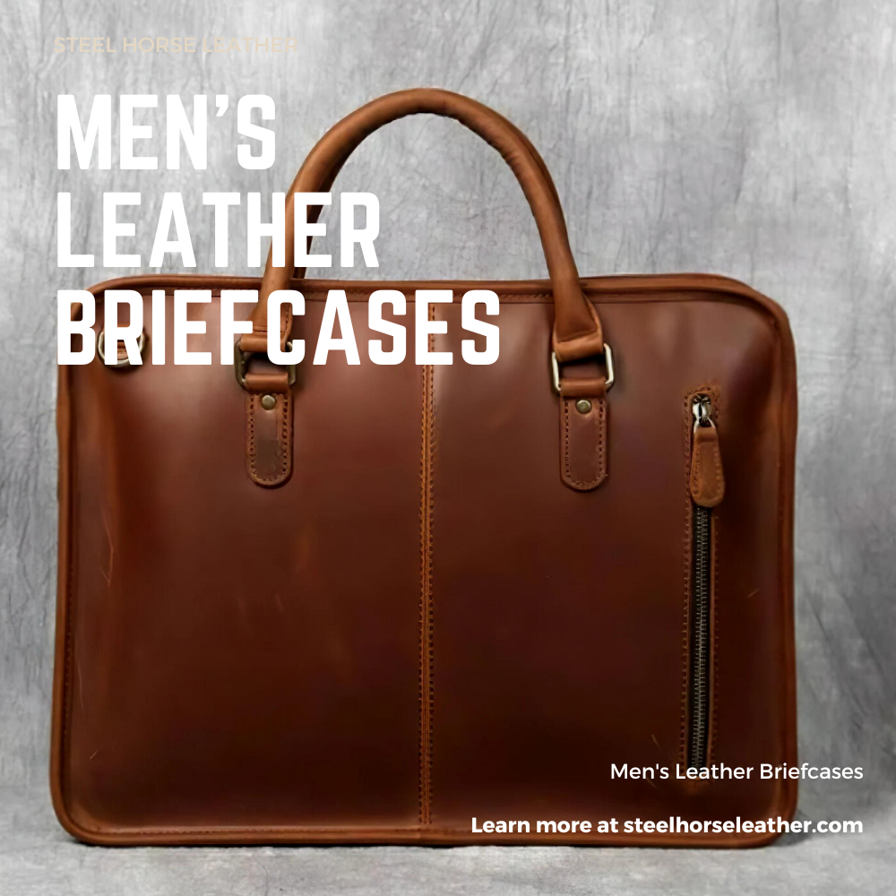 Leather Folder Bag, Leather Briefcase, Messenger Bag, Document Holder ...