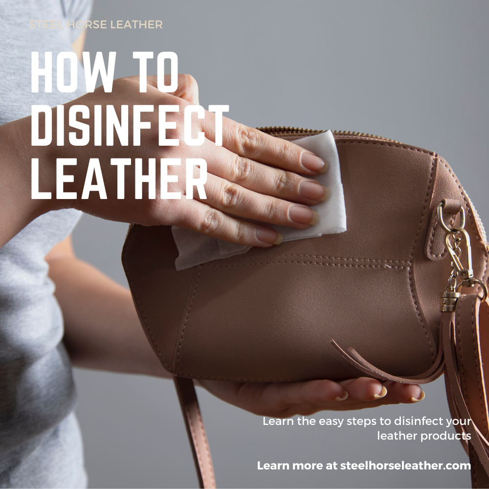 how to sanitize a leather bag