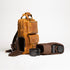 The MANN Bag | Large Capacity Leather Camera Backpack