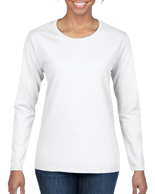 Gildan Ladies Heavy Cotton Long Sleeve T-shirt (5400L) – Uniform ...