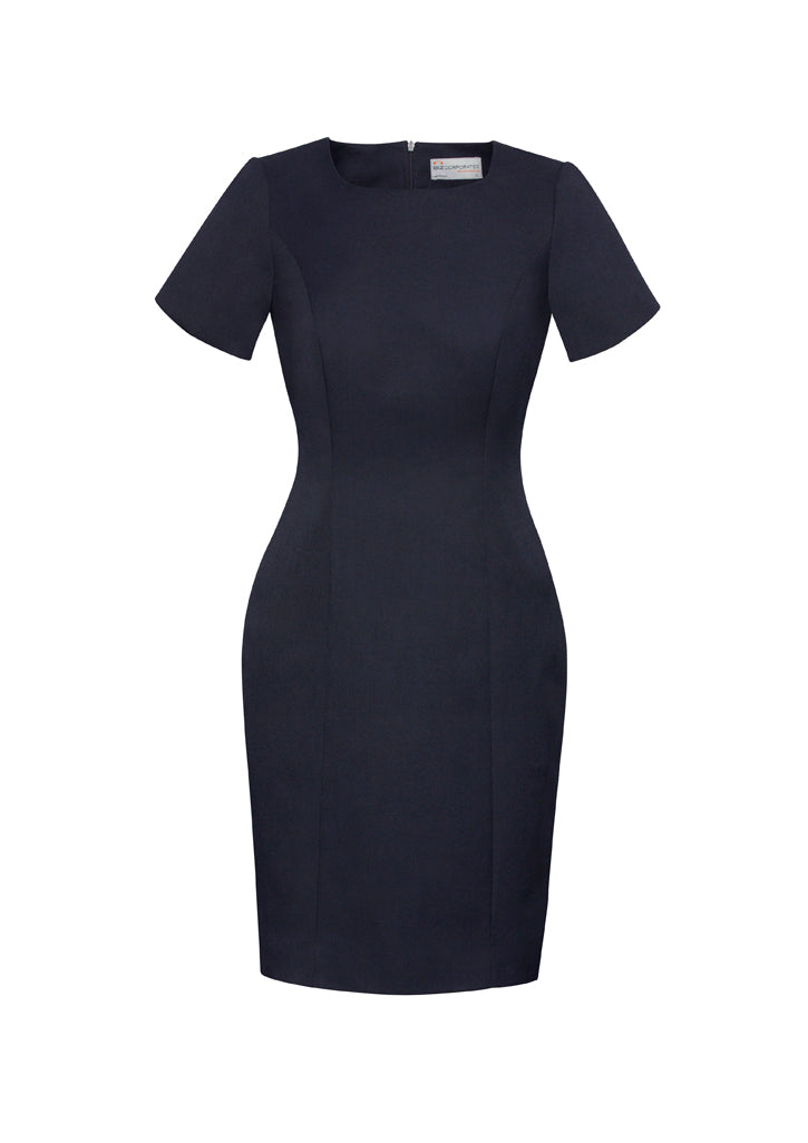 ladies black shift dress