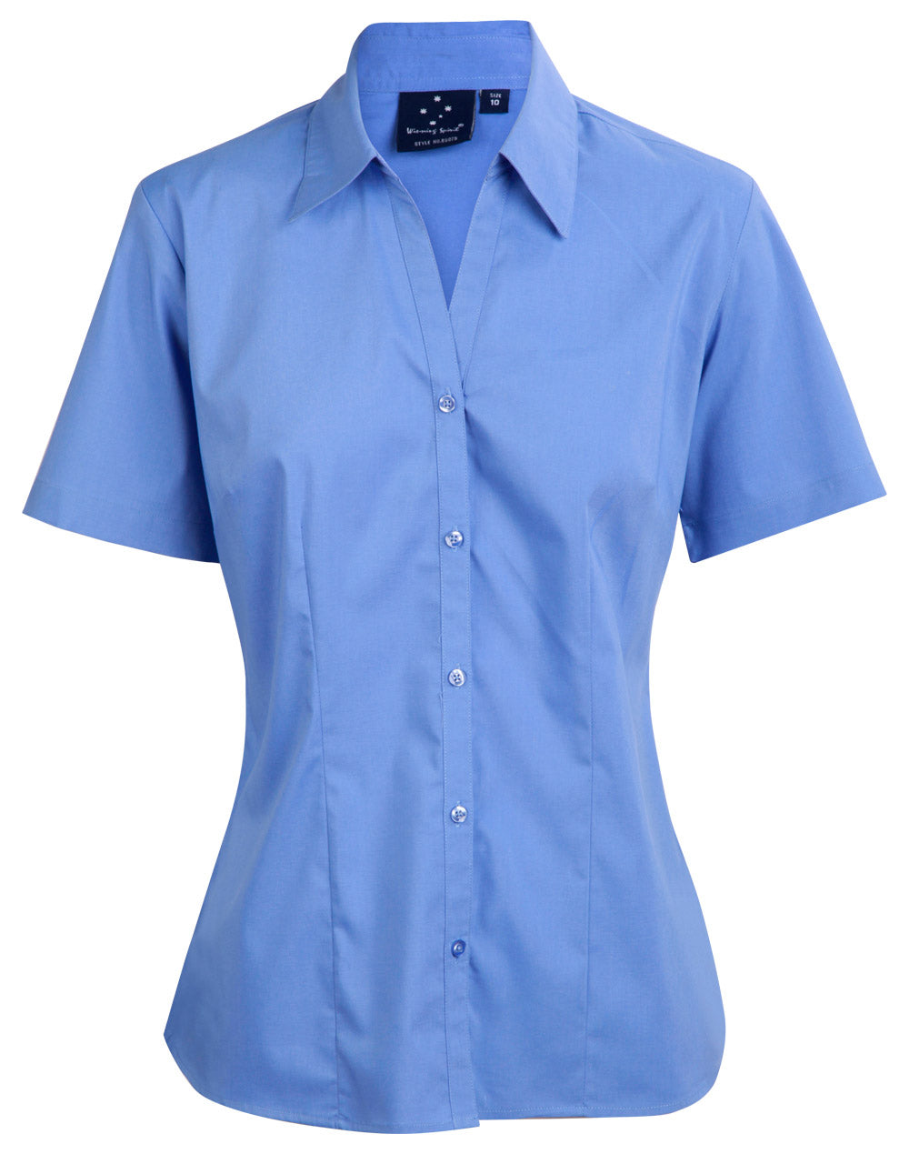 Winning Spirit Women's Teflon Executive Short Sleeve Shirt-(BS07S ...