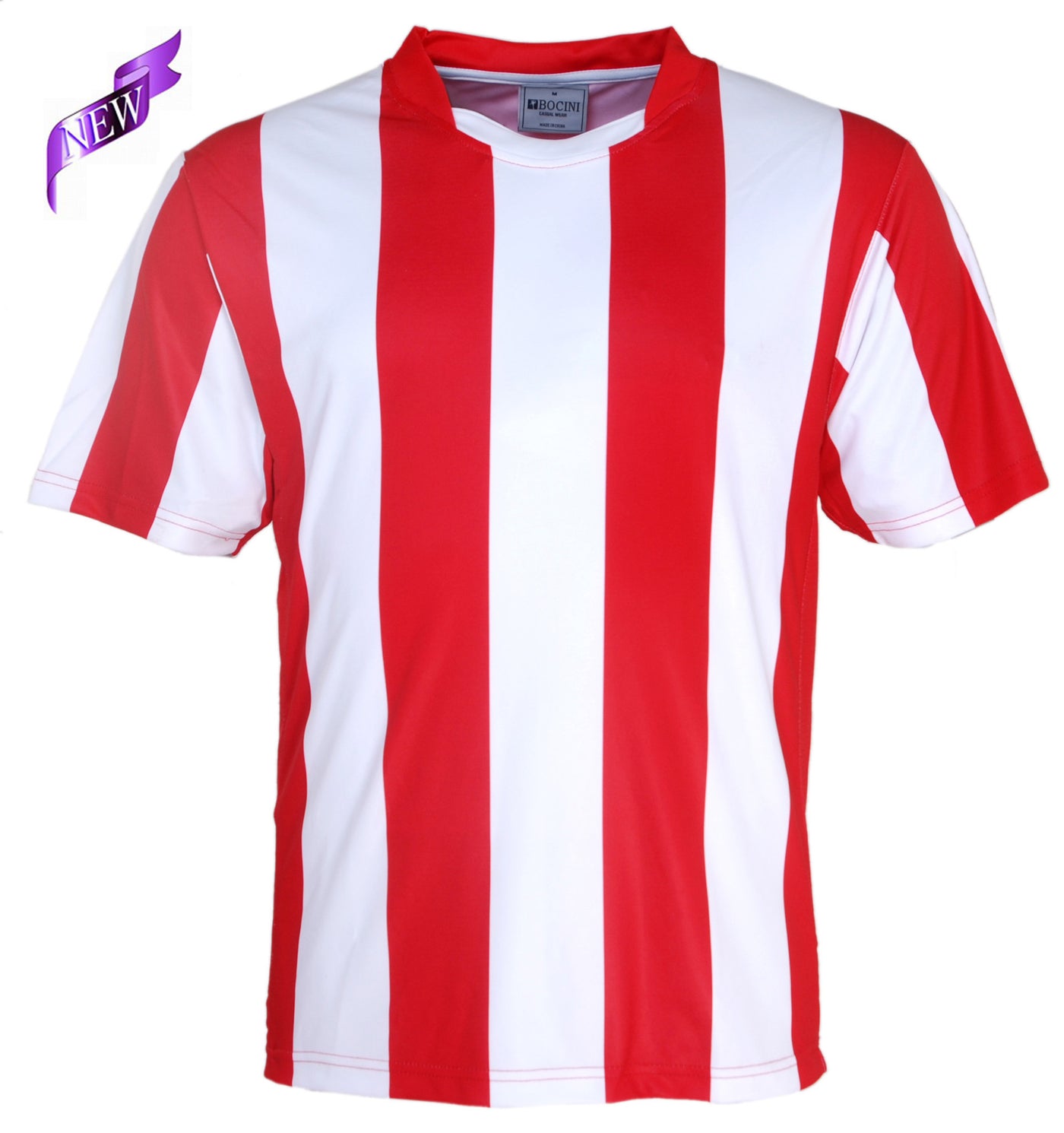 red and white football jersey