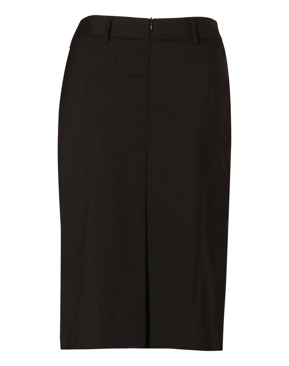 black lined pencil skirt