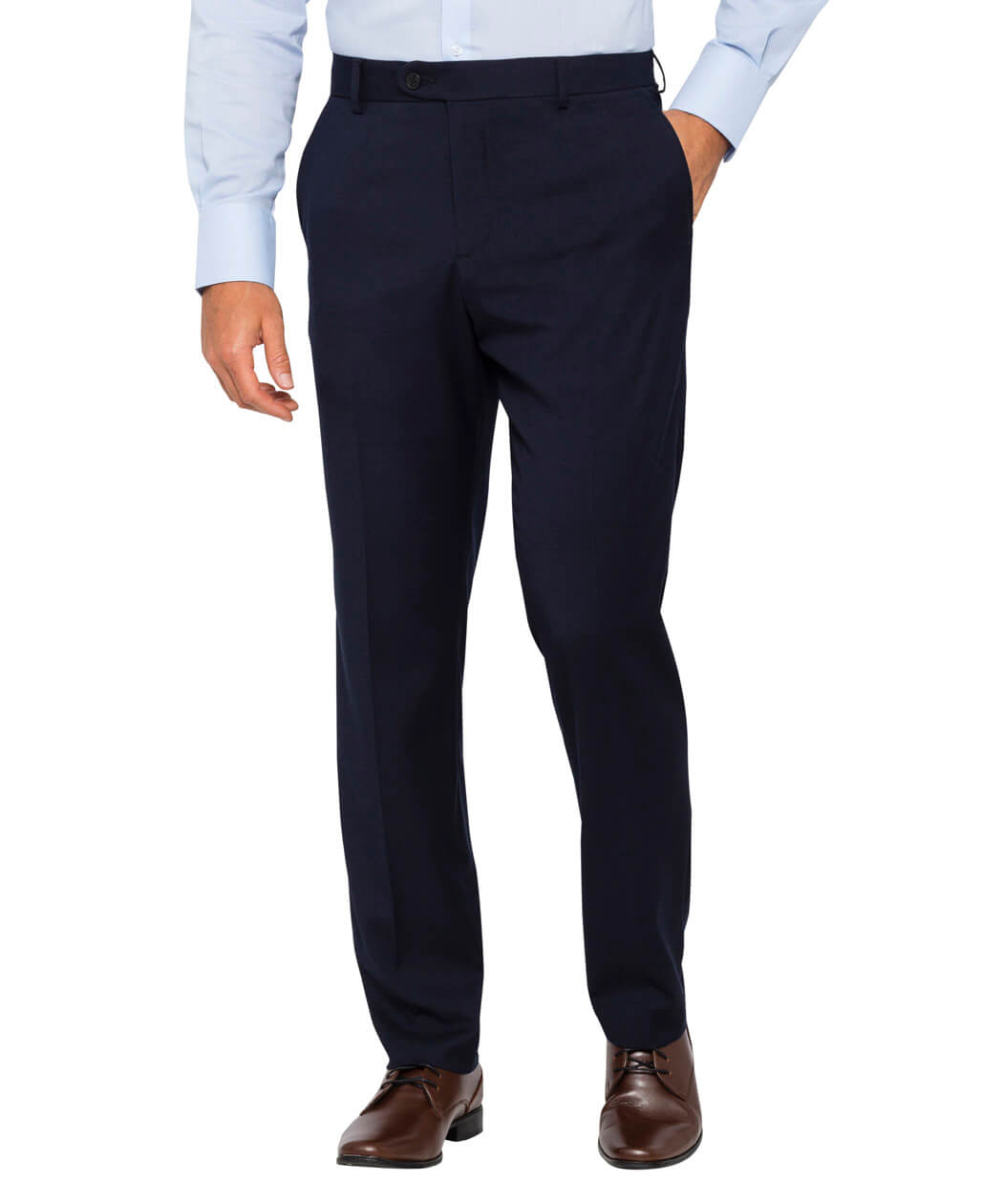 van heusen slim fit trousers