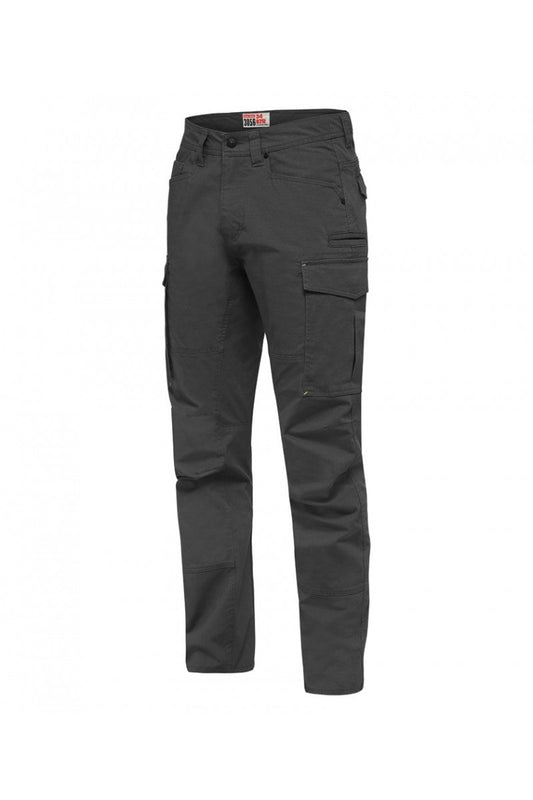 Buy Hard Yakka Mens 3056 Stretch Ripstop Cargo Pants with Cuff (Y02340)  Navy [GD] Online Australia