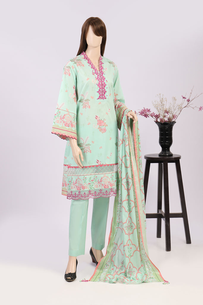 Printed Lawn Embroidered Shirt