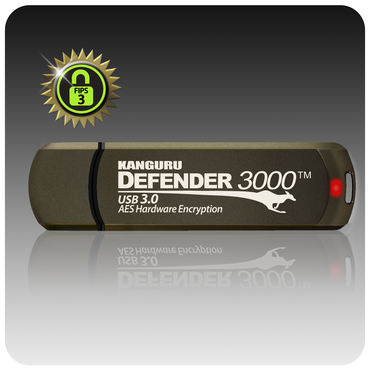 Defender Bio-Elite30™ Fingerprint Encrypted USB Flash Drive
