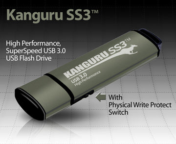 Kanguru UltraLock™ USB-C M.2 NVMe External SSD Enclosure