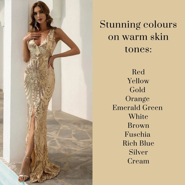 Best Dress Colours for Warm Skin Tones - formal Dress Prom Dress Special Dress