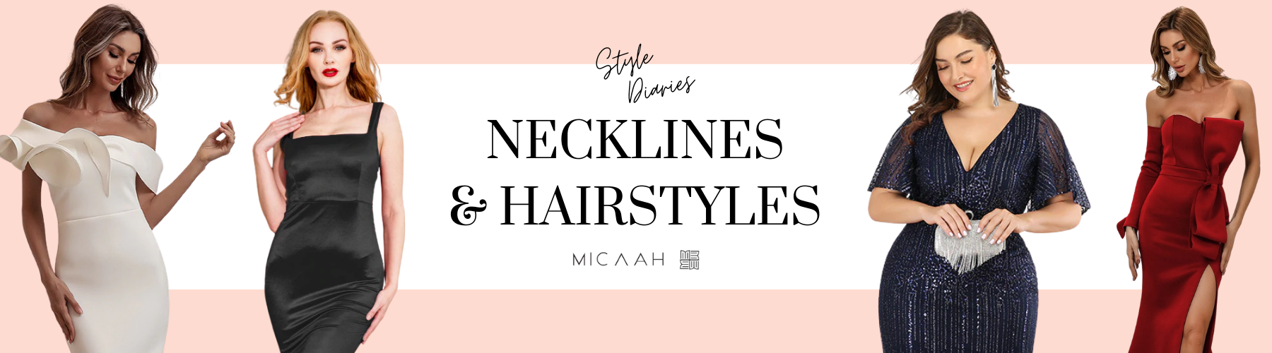 How to pair the right hairstyle with your dress neckline