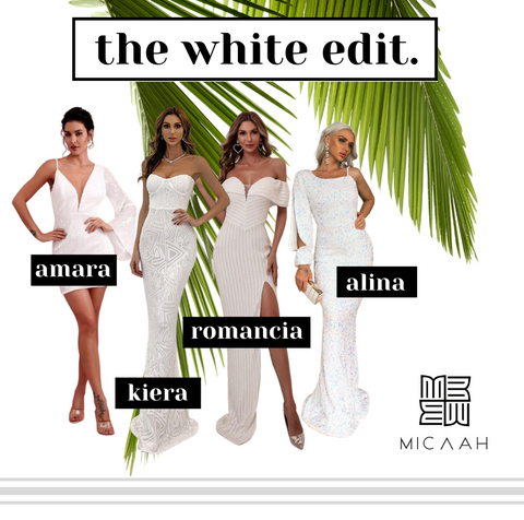 The White Edit by Micaah - Our lovely White coloured dresses