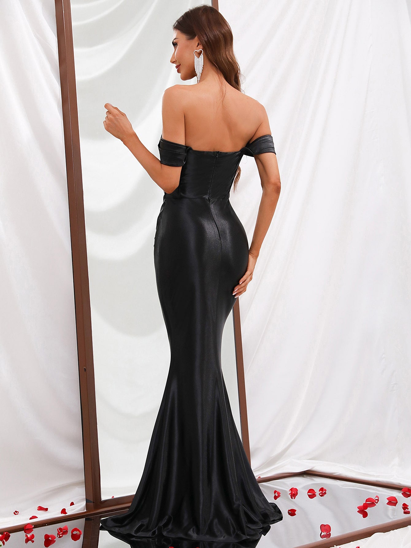 Clara Satin Formal Gown