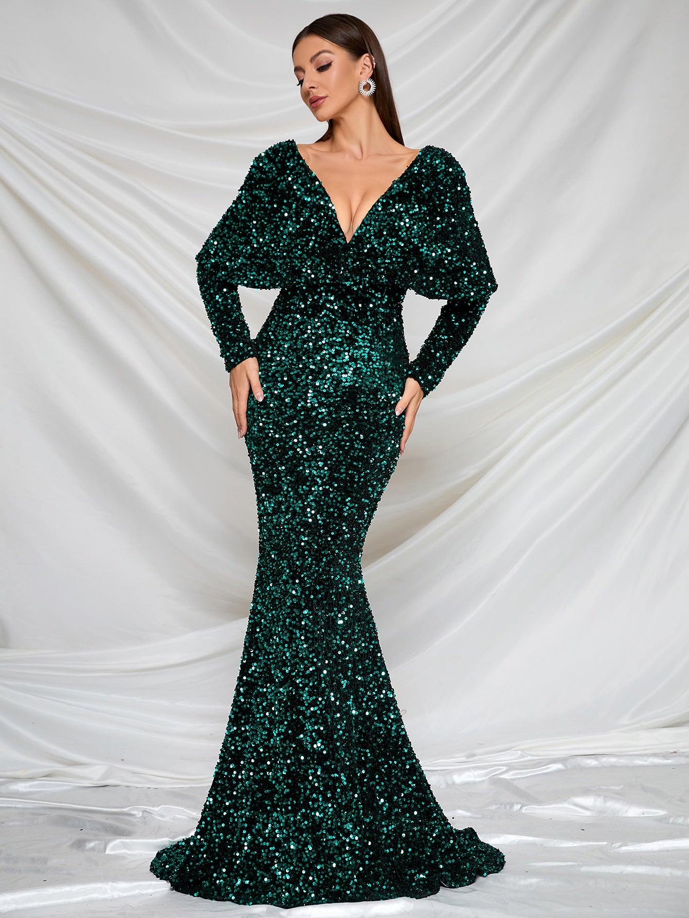 Della Sequins Gown