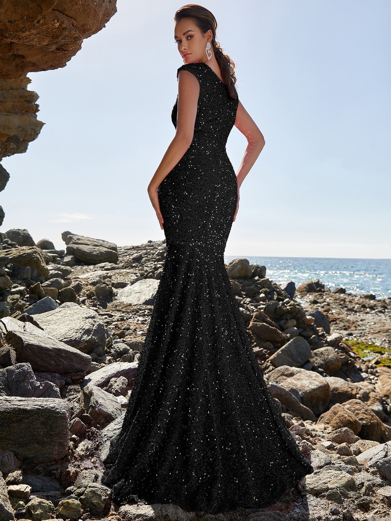 Alma Sequin Gown