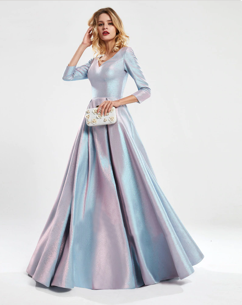 Cassandra Metallic Gown