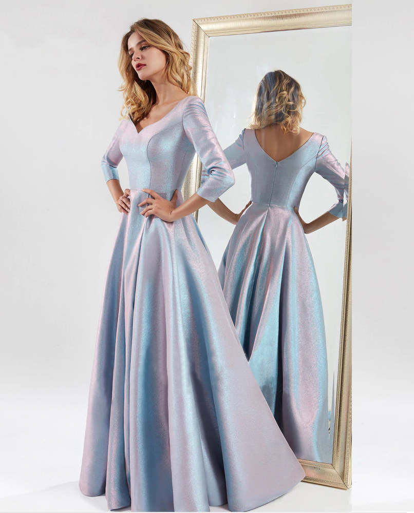 Cassandra Metallic Gown