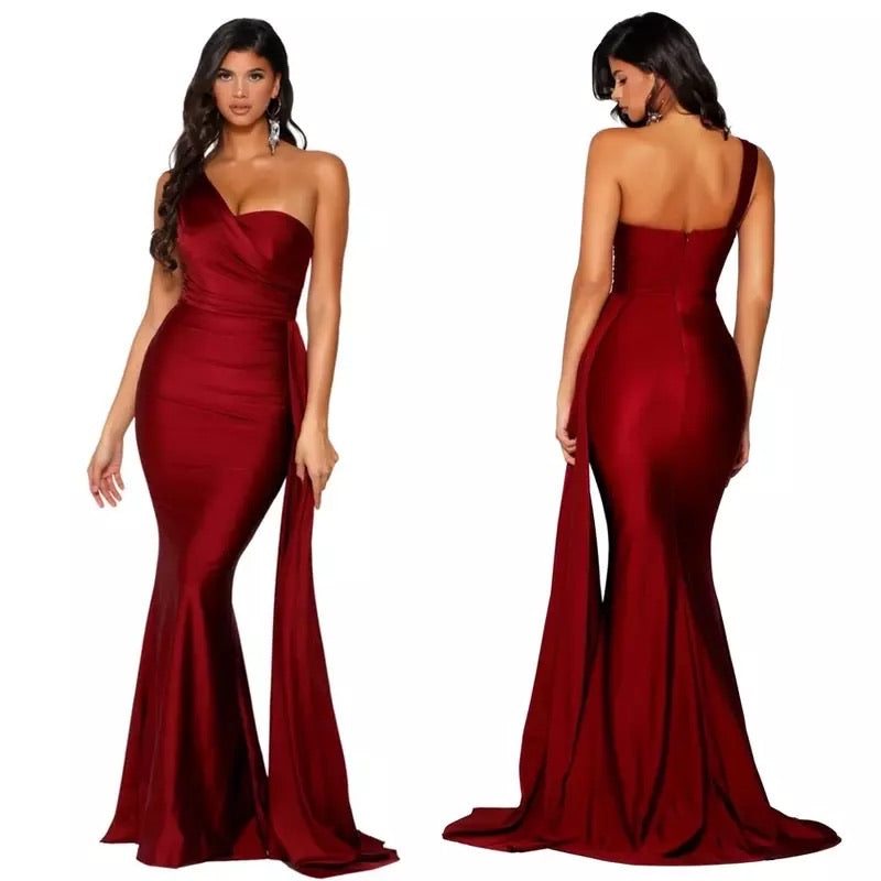 Tonya Satin Formal Gown