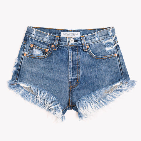 Studded Shorts - High Waisted | Runwaydreamz.com – RUNWAYDREAMZ