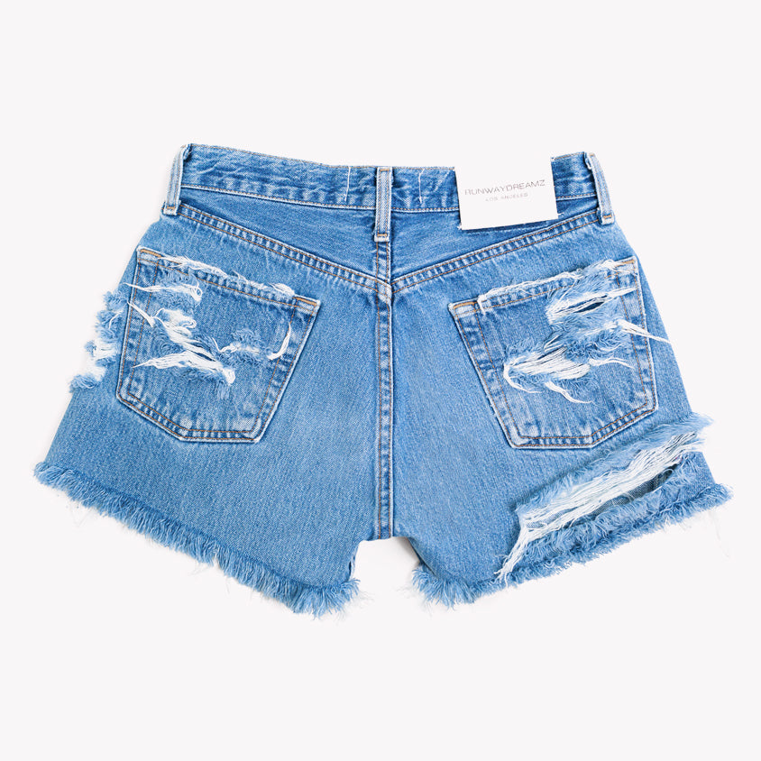 High Rise Butt Rip Vintage Blogger Shorts – RUNWAYDREAMZ