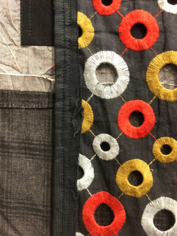 textile design, embroidered fabrics