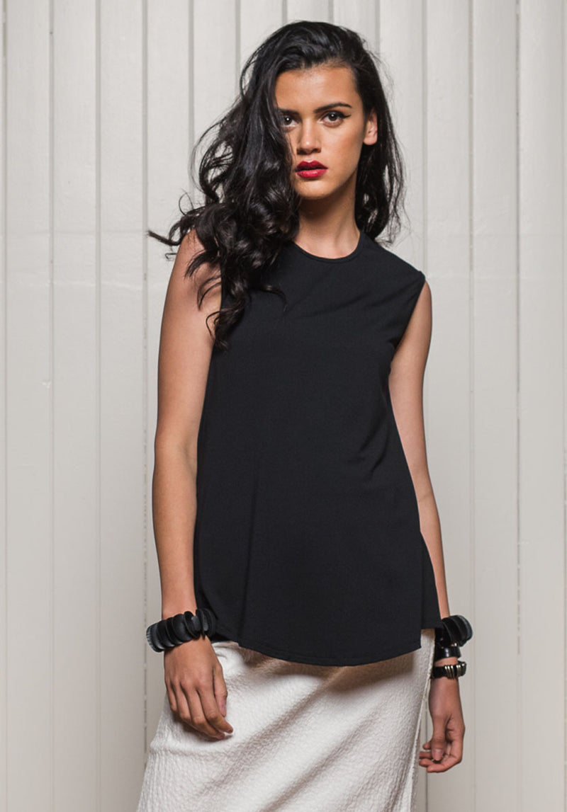 Nancy top Black | Bamboo Jersey Fashion | 100% Made in Australia ...