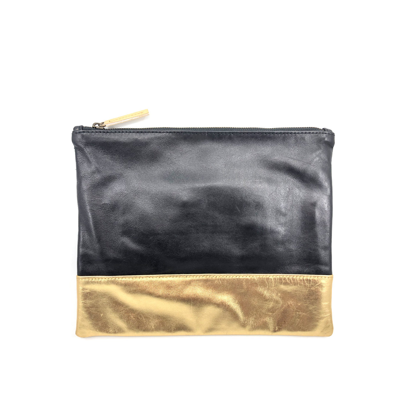 large gold clutch