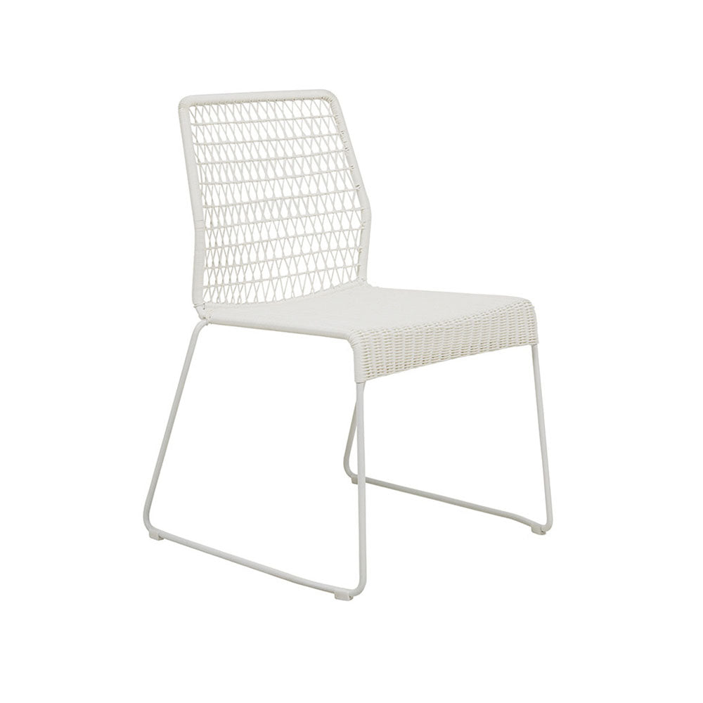 Outdoor Dining Chair Granada Twist White Collector Store