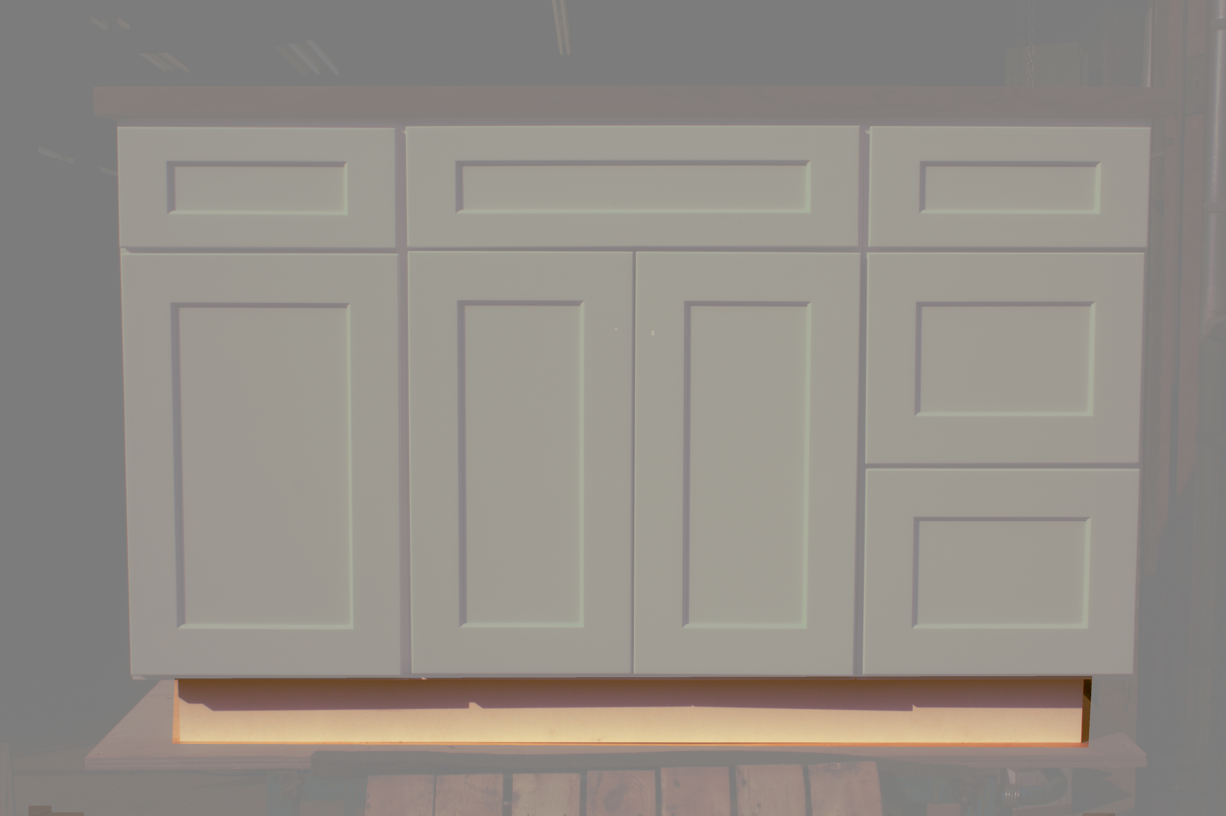 Base for Navy Blue Kitchen Island, Cloud White Kitchen Island, & Millennial Grey Kitchen Island