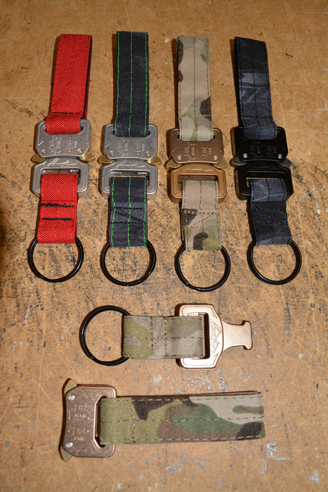 mini buckle keychain