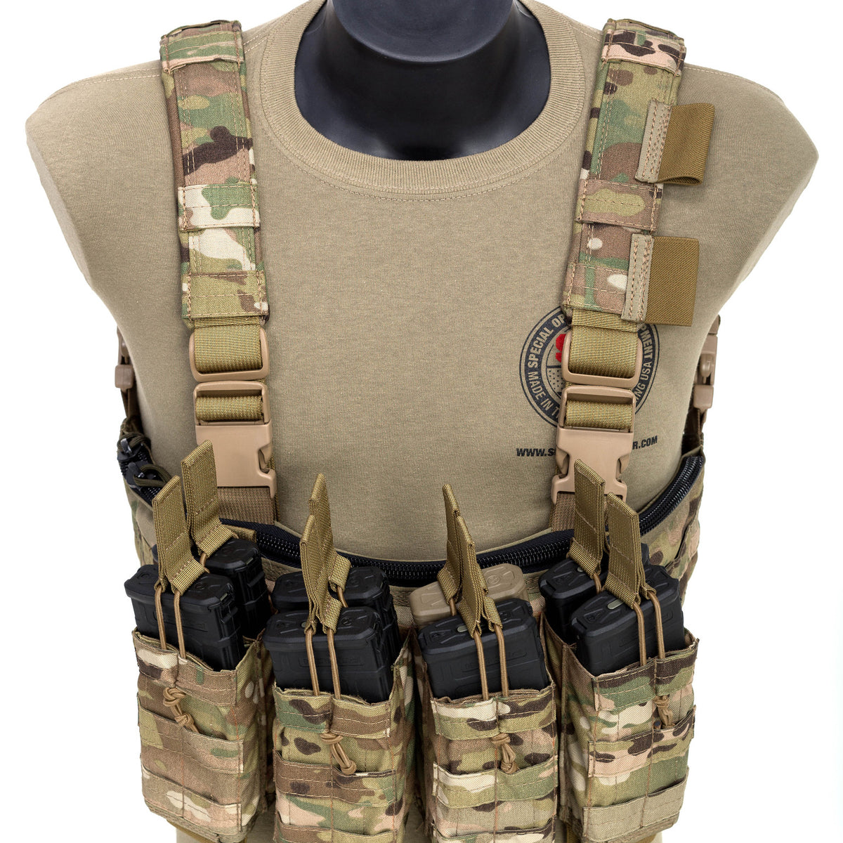 8 Mag Stacked Chest Rig — Special Operations Equipment