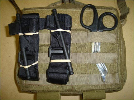 [Load-Your-Own] MobileAid OTS (Over-The-Shoulder) Medical Supplies Pouch  and Organizer Tray (60363)