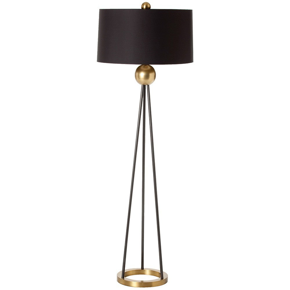 brass black floor lamp OFF 56%