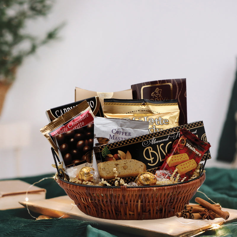 Coffee Tea Gift Baskets Savvy Custom Gifts