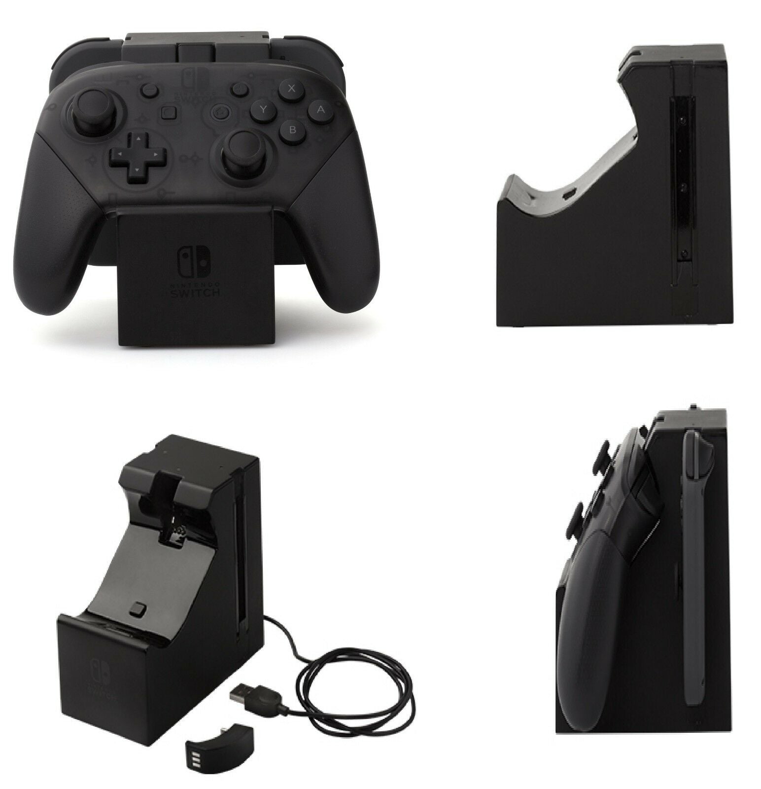 nintendo switch pro controller charging dock by powera