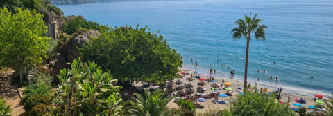 Une belle plage en Andalousie en Espagne