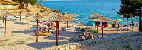 Une jolie plage en Croatie