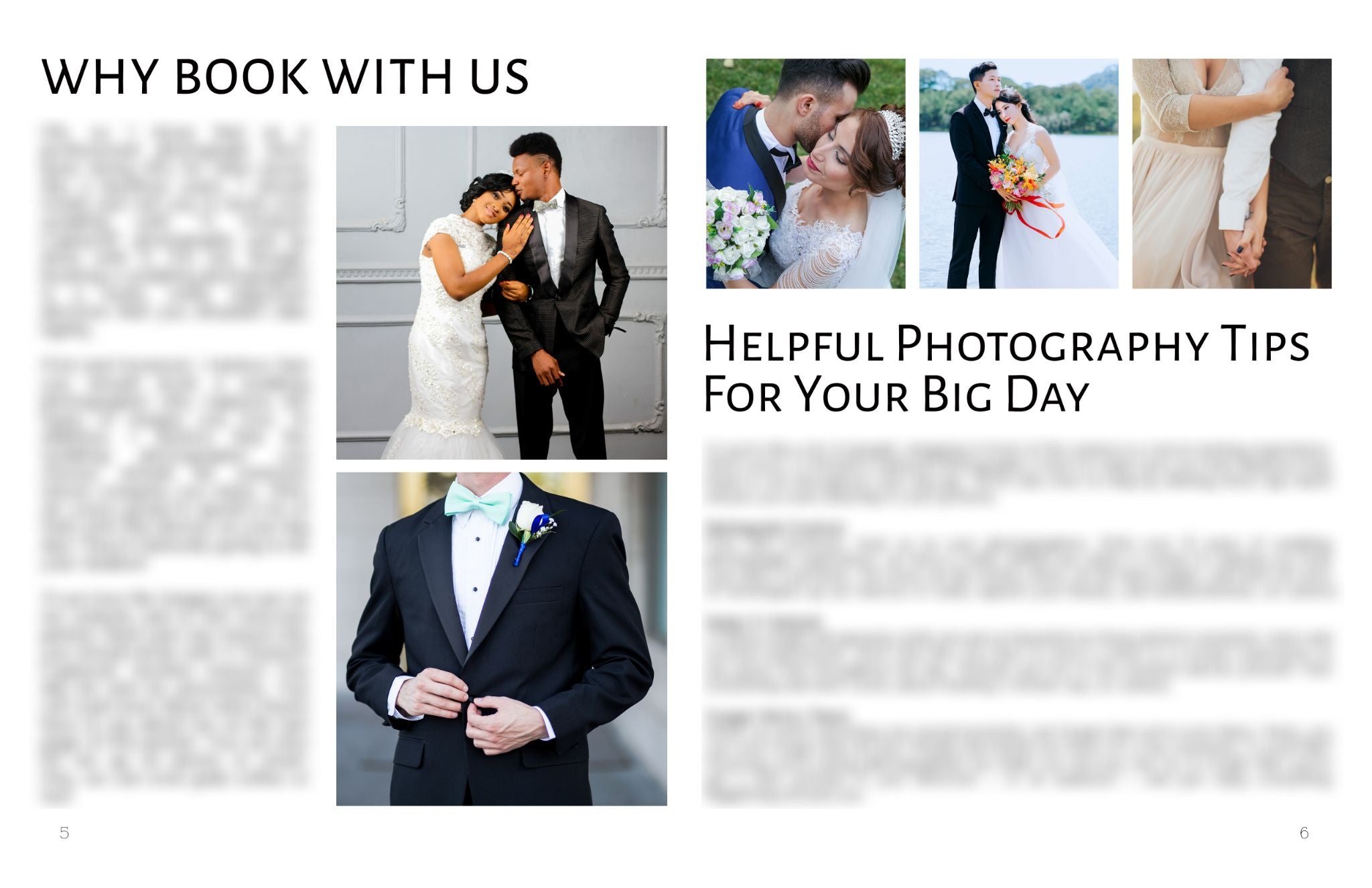 Wedding Photography Client Guide Packet Template BP4U