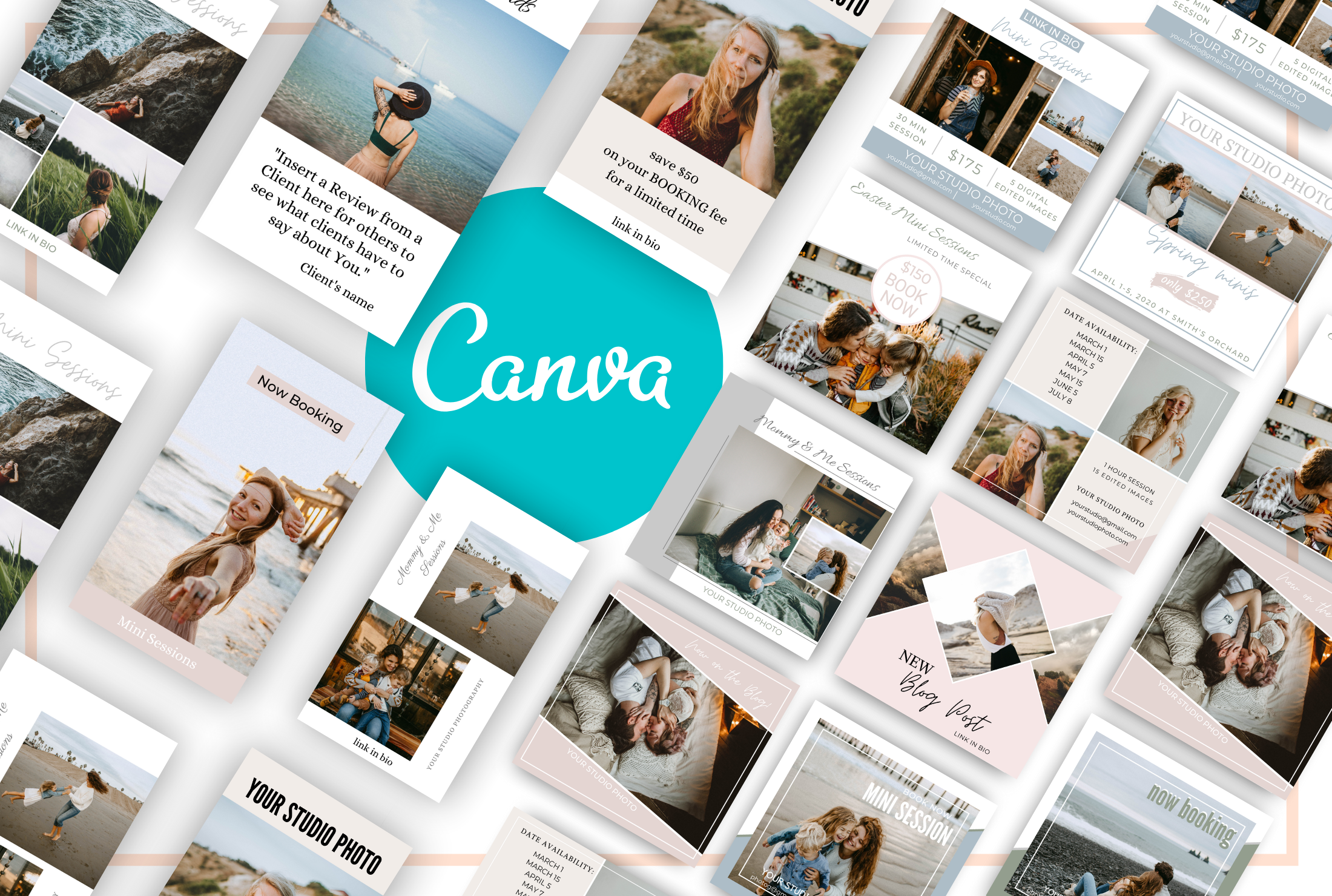 *BRAND NEW* Instagram Templates for Photographers | Canva Templates