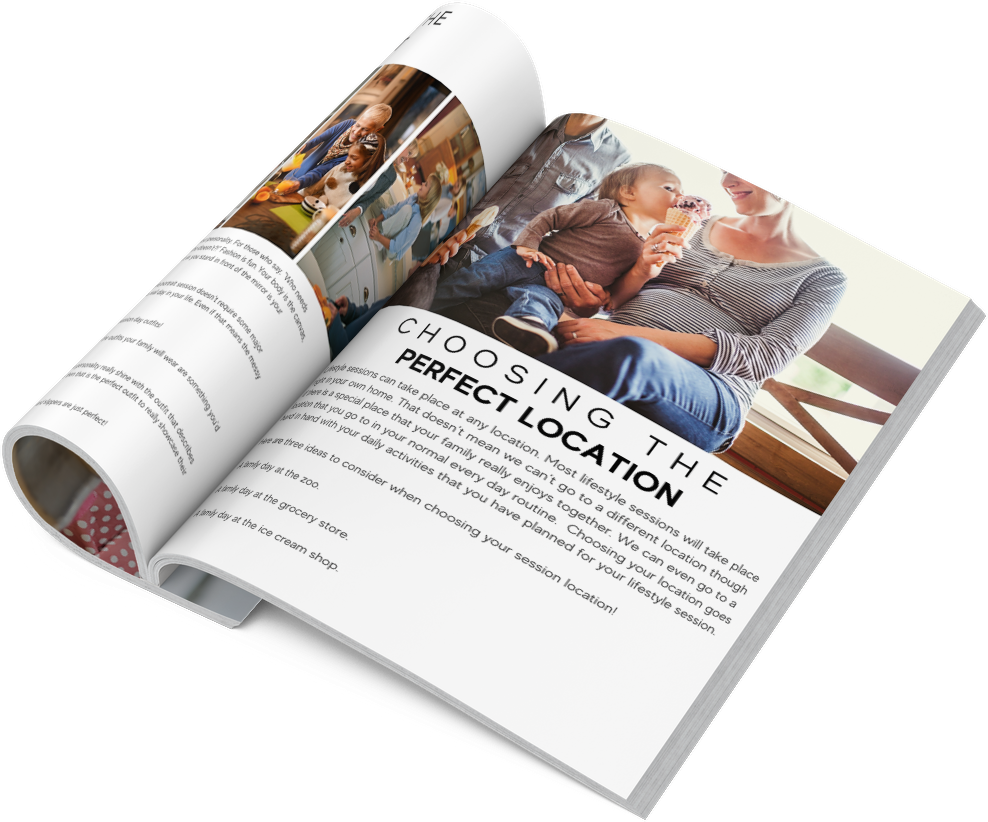 Lifestyle Photography Client Guide, Packet Template, Magazine