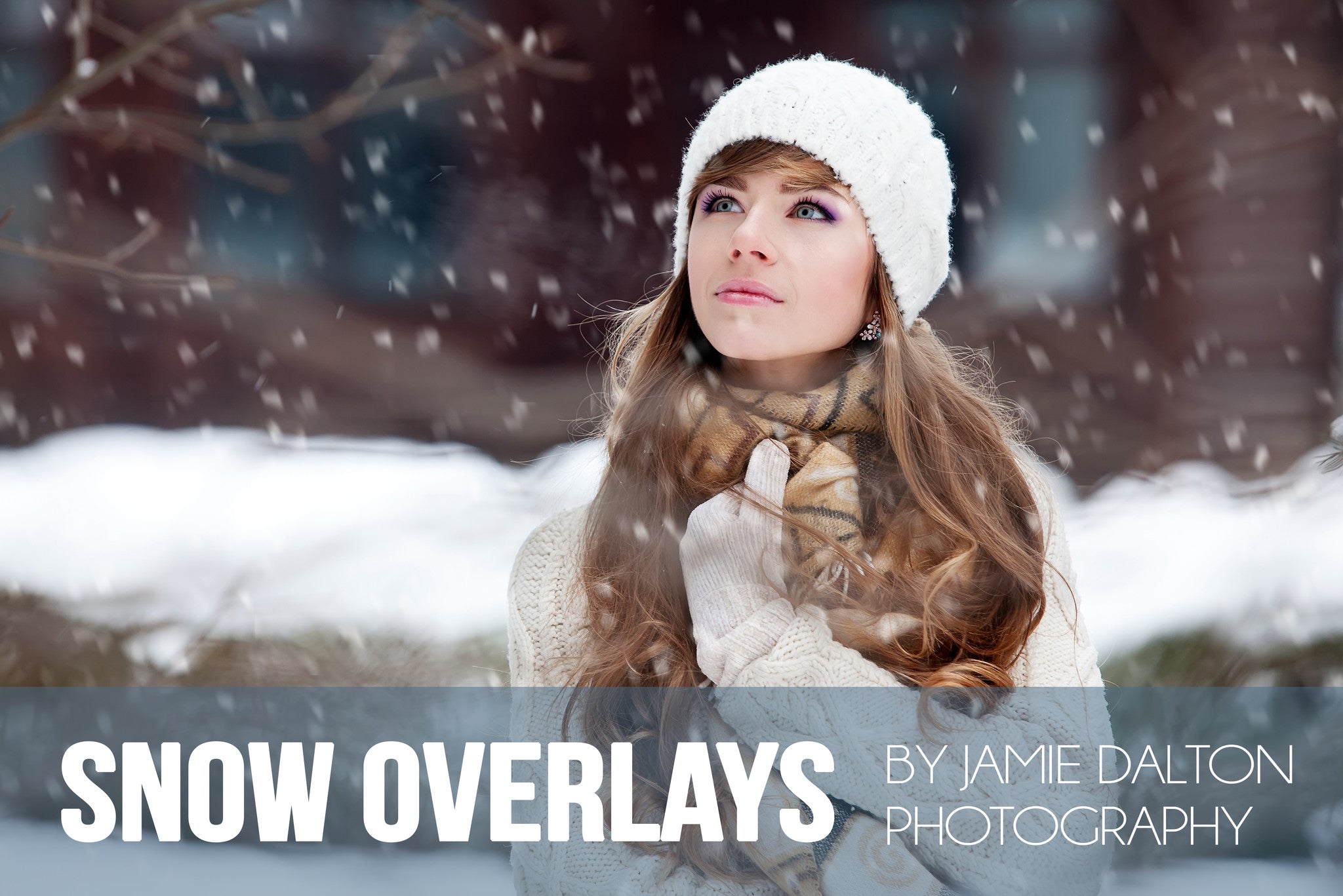 add snow overlay in photoshop